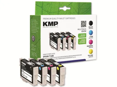 Produktbild von KMP E121V, Schwarz, Cyan, Magenta, Gelb, 4 Stück(e), Multipack