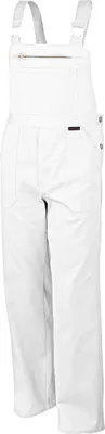 Produktbild von Qualitex Arbeitshose - favorite Latzhose - Arbeitshose aus reiner Baumwolle (BW 320 g) - in Farbe: weiß - Herren: 98