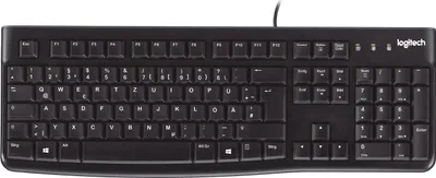 Produktbild von Logitech K120, Kabelgebunden, USB, QWERTZ, Schwarz