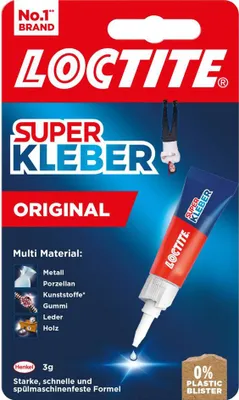 Produktbild von LOCTITE Sekundenkleber Original 3 g + 1 g Tube