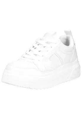 Image de Buffalo Dames Faible Sneaker Low Top 1636201 blanc