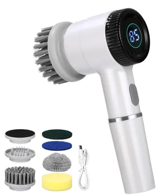 Elektrische Reinigungsbürste 5-in-1, 3 Stufen, weiß