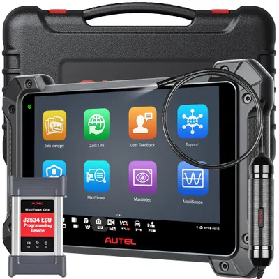 Produktbild von Autel MaxiCOM MK908 PRO II J2534 (Upgraded MS908P MaxiSys Pro) Diagnosescanner mit MV105S