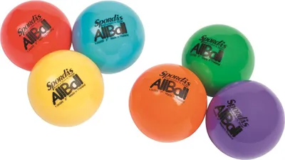 Image de Lot de balles de jeu Megaform - 6 balles colorées de 7 cm pour enfants