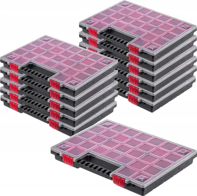 Obrázek produktu pro Organizér KADAX "Berg", ostatní dílenská organizace, zásobník na drobné díly s víkem, 40 cm, 12 kusů