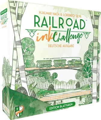 Imagen del producto de Railroad Ink: Verde, juego de dados, de 1 a 4 jugadores, a partir de 8 años