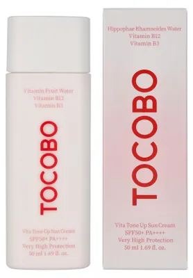 Immagine prodotto di TOCOBO VITA TONE UP CREMA SOLARE SPF50+ PA++++, 50ml - Protezione solare