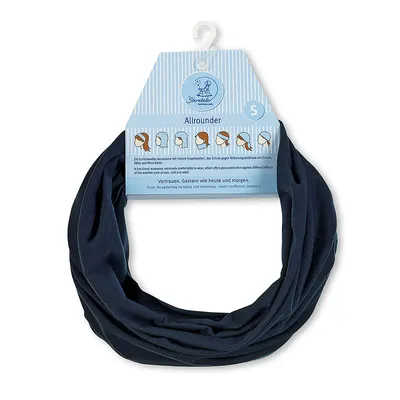Productafbeelding van Sterntaler 1531450_001300, Halsdoek, Kinderen, Unisex, Marineblauw, Katoen, Elastaan, Effen