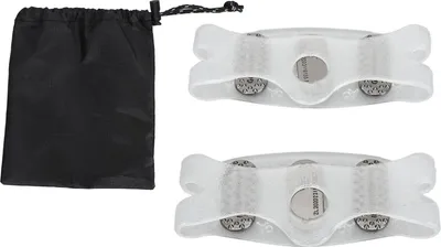 Productafbeelding van 2 stuks professionele ijsnoppen met slipvaste eigenschappen. De sterke grip voorkomt dat ze losraken tijdens het lopen, en zorgt voor goede grip op sneeuw en ijs