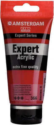 Produktbild von Amsterdam Expert Series Acrylfarbe Tube 75 ml Chinacridonrosa 366