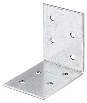 Zdjęcie produktu dla Alberts 846510 Łącznik kątowy, ocynkowany metodą Sendzimira, 50 x 50 x 40 mm, zestaw 150 sztuk