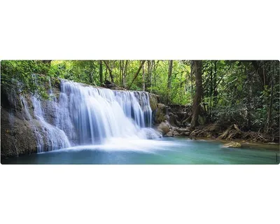 Produktbild von mySPOTTI Badrückwand aqua Waterfall 120x45 cm