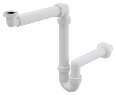 Obrázek produktu pro Alcadrain A434 Úsporný sifon pro umyvadla s maticí 5/4"