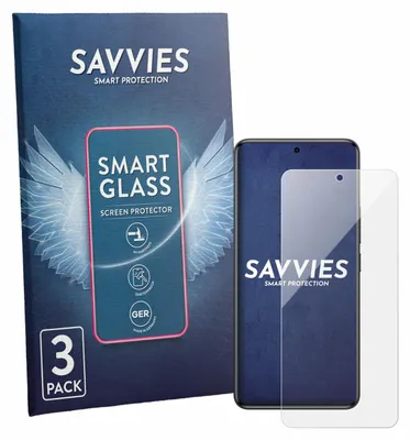 Produktbild von 3x Savvies Schutzglas Folie für Xiaomi Redmi Note 15 Pro 4G 9H Panzer Schutzfolie Glas Displayschutz klar transparent