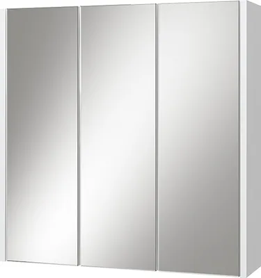 Zdjęcie produktu dla Szafka z lustrem w łazience Vicco Majest Biały 67.4 x 68 cm, Model 40093