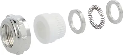 Immagine prodotto di HARTING Q-semirivetto EMC M25x1,5 metallo diametro schermatura 9,0 mm - 13,0 mm - 1 pezzo
