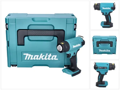 Immagine prodotto di Makita DHG 180 Zj Pistola ad aria calda a batteria 550 °C 18V + Set Makpac - Senza batteria, senza caricabatterie