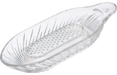 Apfelreibe aus Glas, 140 ml, transparent, 20,5 x 9,5 x 3,1 cm