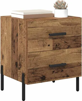 Obrázok produktu pre vidaXL Starý drevený nočný stolík 40 x 35 x 47,5 cm materiál na báze dreva