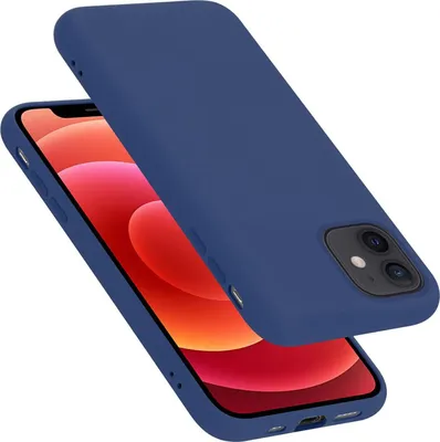 Produktbild von Cadorabo Schutzhülle für Apple iPhone 12 MINI Hülle in Blau Handyhülle Case Cover TPU Etui