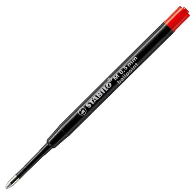 Produktbild von STABILO 2/040-02, Rot, Medium, Rot, 0,5 mm, Kugelschreiber, STABILO pointball STABILO SMARTball STABILO EASYball