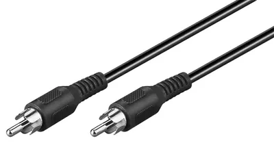 Zdjęcie produktu dla Goobay 50038, RCA, Męska, RCA, Męska, 2 m, Czarny