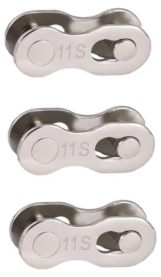 Produktbild von Kettenschaltglieder, 11-fach - 3 Paare - Silber