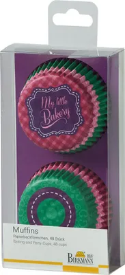 Produktbild von Birkmann Muffin-Papierförmchen My little Bakery Ø 7 cm 48 Stück
