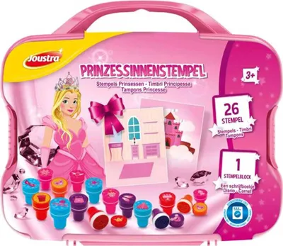 Produktbild von Joustra Motivstempel-Set "PRINZESSINNENSTEMPEL" im Koffer