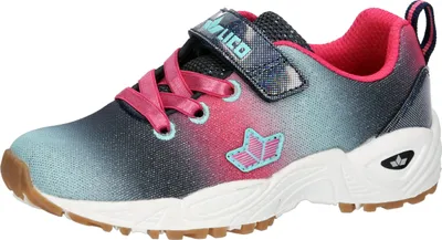 Produktbild von LICO Mädchen Klett-Sportschuh pink/marine/türkis mit Glitzer 33