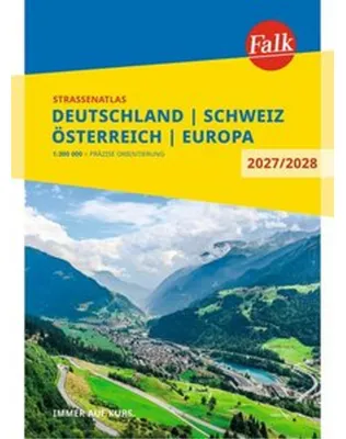 Produktbild von Falk Straßenatlas 2027/2028 Deutschland, Schweiz, Österreich 1:300.000