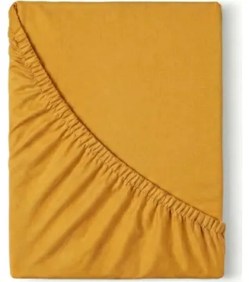 Immagine prodotto di Lenzuolo matrimoniale Qualitex Jersey giallo intenso 220x200cm