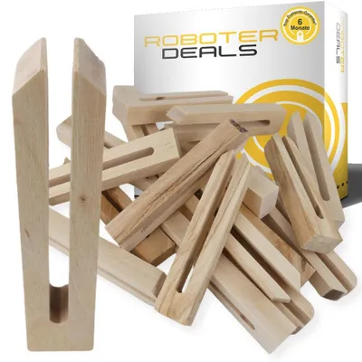 Produktbild von Rasennagel, Einschlaghaken (100 Stück) aus Holz für alle Rasenmähroboter Hersteller & Modelle