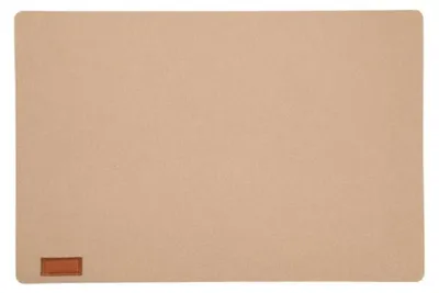 Produktbild von Rechteckiges Tischset - Filz - beige - 30 x 45 cm - mit abgerundeten Ecken - Tischdeko