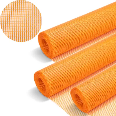 Produktbild von Aopunly 3 Rolle Armierungsgewebe 160g/m² 4x4mm Putzgewebe Glasfasergewebe Gewebe Orange 150m²