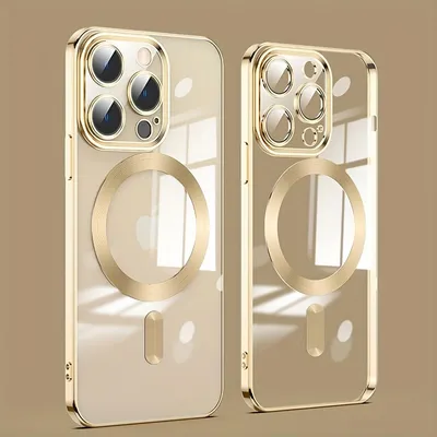 Produktbild von Apple iPhone 16 Pro MagSafe TPU mit Kameraglas Gold
