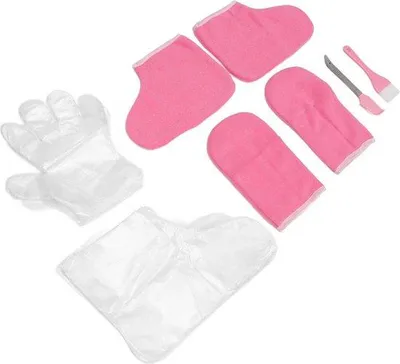 Produktbild von Wärmebehaltende Paraffinehandschuhe für Hände und Füße - Wärmebehaltende Paraffineflanellhandschuhe