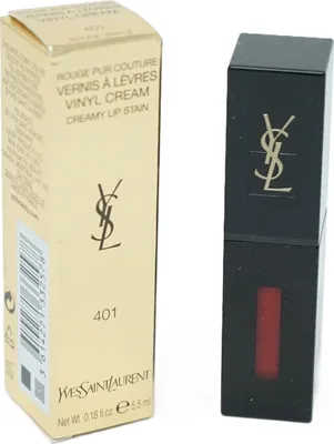 Immagine prodotto di Yves Saint Laurent Rossetto Trucco Labbra Rouge Pur Couture Vinyl Cream 401 Rouge Vinyle