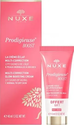 Image de NUXE Coffret soin du visage Crème PRODIGIEUSE BOOST, 2 pièces