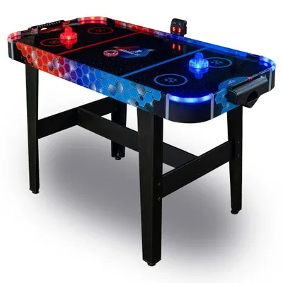 Produktbild von Carromco Airhockey Aurora-XT Spieltisch groß Air Hockey LED Pusher & Puck belüftetes Spielfeld Kinder & Erwachsene Airhockey