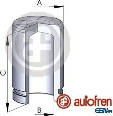 Produktbild von AUTOFREN SEINSA Bremssattel-Kolben passend für MERCEDES-BENZ SPRINTER 3,5-t Kasten (906) 48mm Stahl