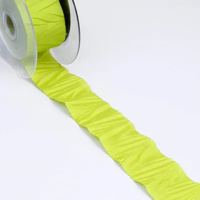 Produktbild von Dekoband Plissee - maigrün - 40mm 20m - 95000-40-30