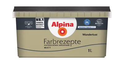 Produktbild von Alpina Farbrezepte Wanderlust matt 1 Liter