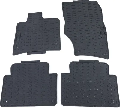 Produktbild von Premium Gummi Fußmatten Set 4-teilig Schwarz für Audi Q7 4LB 06-15