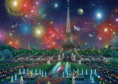 Produktbild von Schmidt puzzle Feuerwerk am Eiffelturm - 1000 Teile - 12+