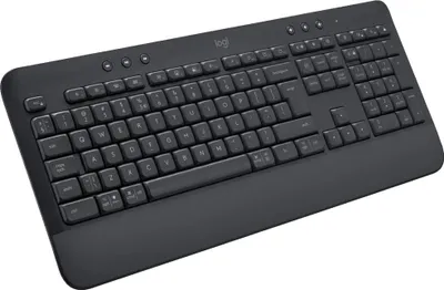 Produktbild von Logitech Signature K650 - Tastatur - kabellos - Bluetooth 5.1 - QWERTZ - Tschechisch - Graphite