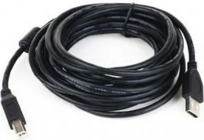 Produktbild von Gembird 3m USB 2.0 A/B M, 3 m, USB A, USB B, USB 2.0, Männlich/Männlich, Schwarz
