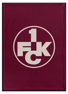 Produktbild von FCK Fleecedecke Logo bordeaux