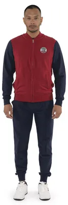 Immagine prodotto di Tuta da uomo invernale con zip e colletto "Varsity"