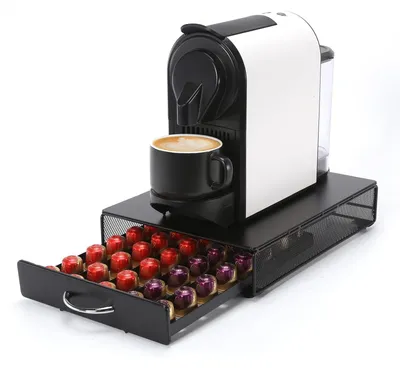 Produktbild von SYSYLY Kaffee Kapselhalter Schublade für NespressoOriginalline Kapseln.